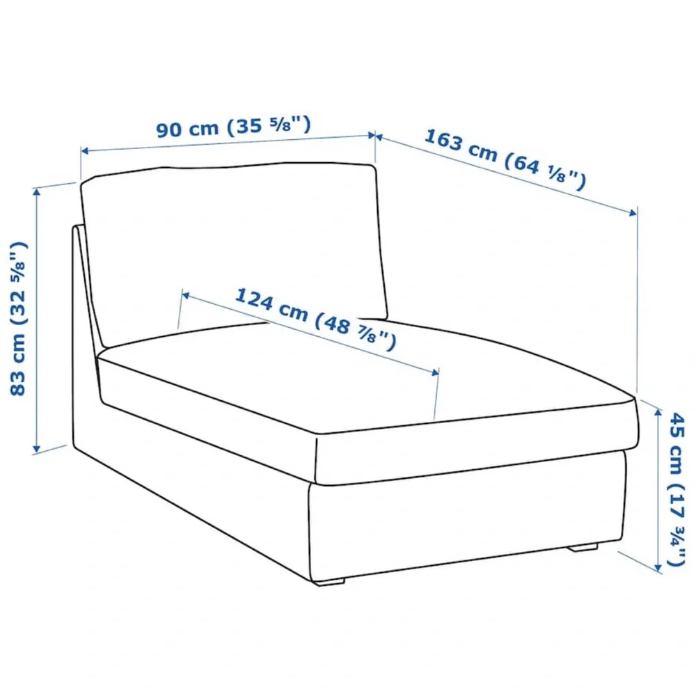 IKEA KIVIK Chaise cover, 405.576.95 Gunnared light green NEW